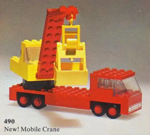 レゴ 490-1 Mobile Crane 工事現場