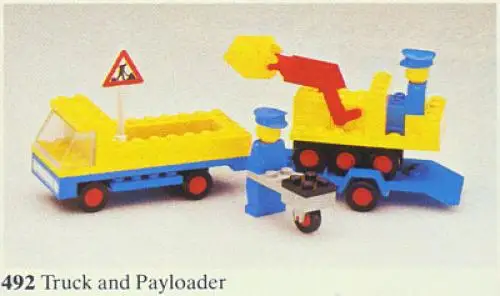 レゴ 492-1 Truck & Payloader 工事現場