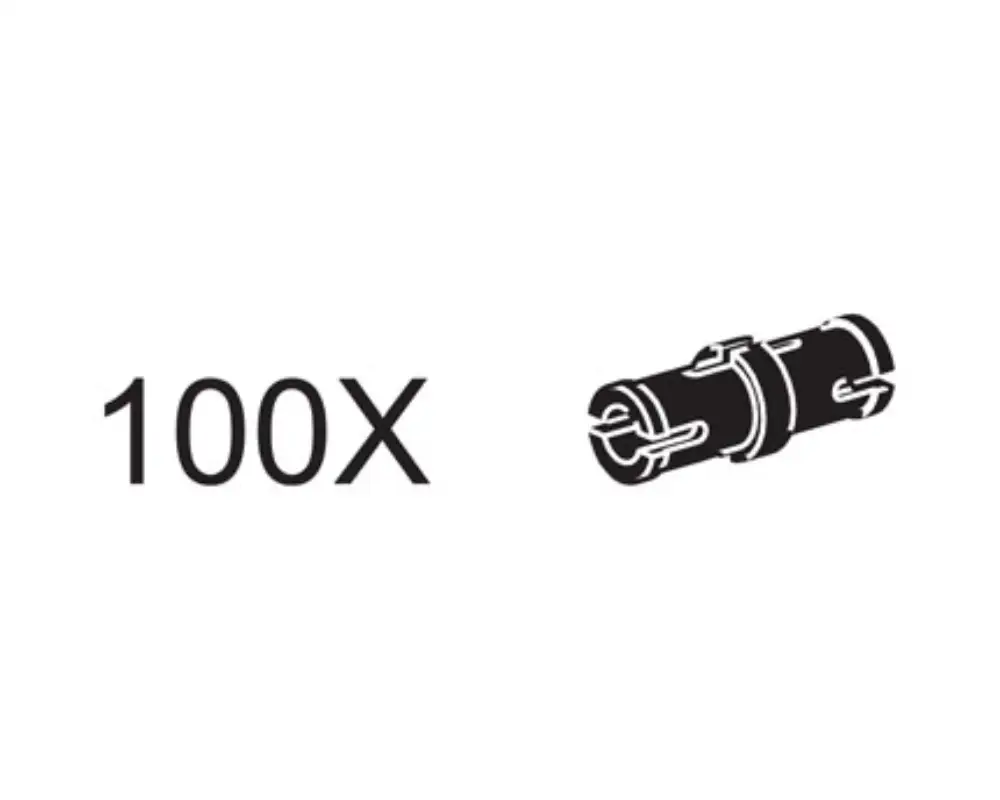 レゴ 5003122-1 Connector Pegs with Friction Ridge (Black) テクニック