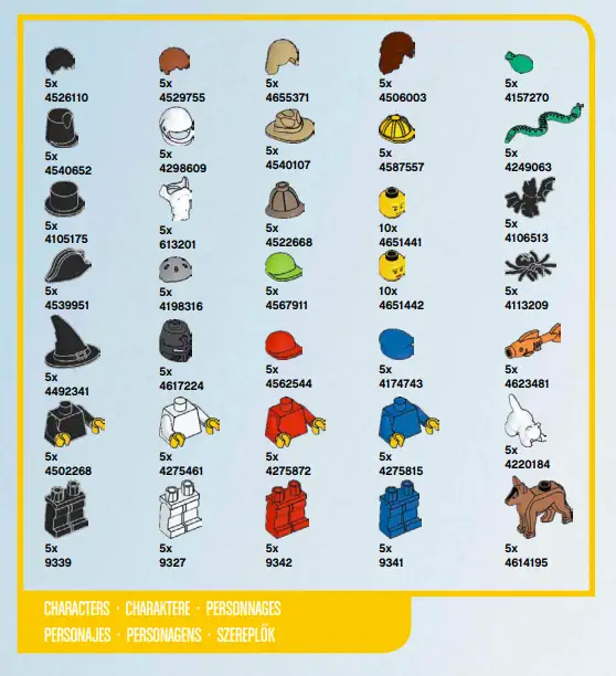 レゴ 5003226-1 StoryStarter Character Replacement Pack サービスパック