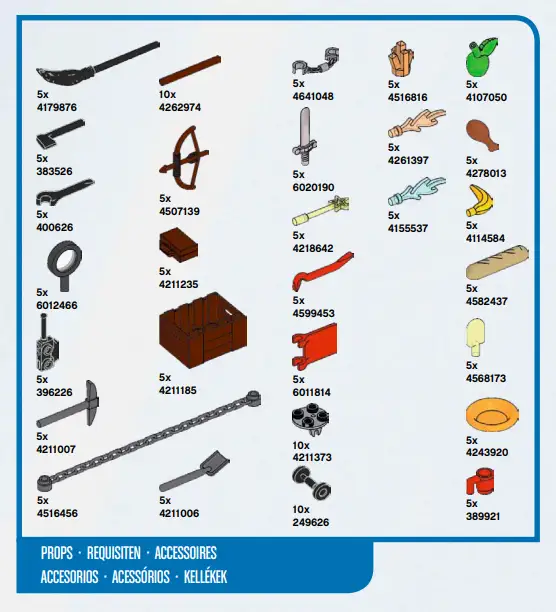 レゴ 5003227-1 StoryStarter Props Replacement Pack サービスパック