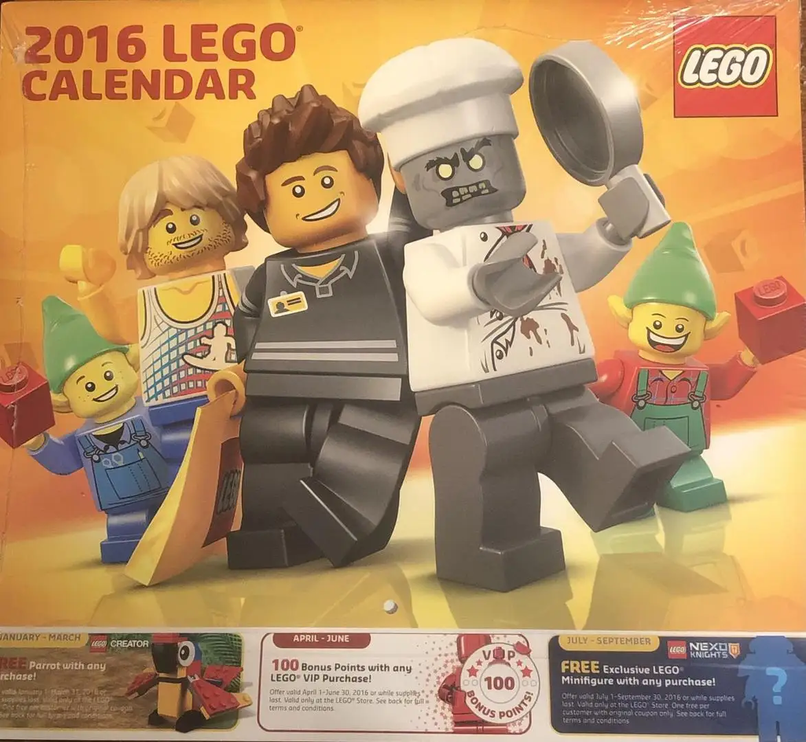 レゴ 5004437-1 2017 Wall Calendar 文房具