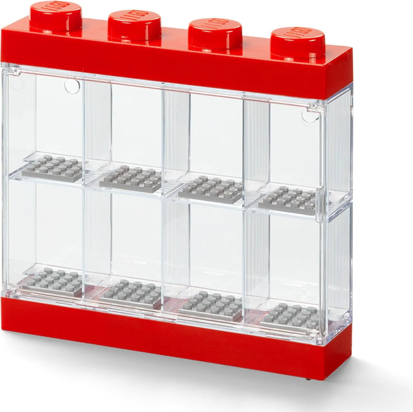 レゴ 5004890-1 Minifigure Display Case 8 (Red) 収納
