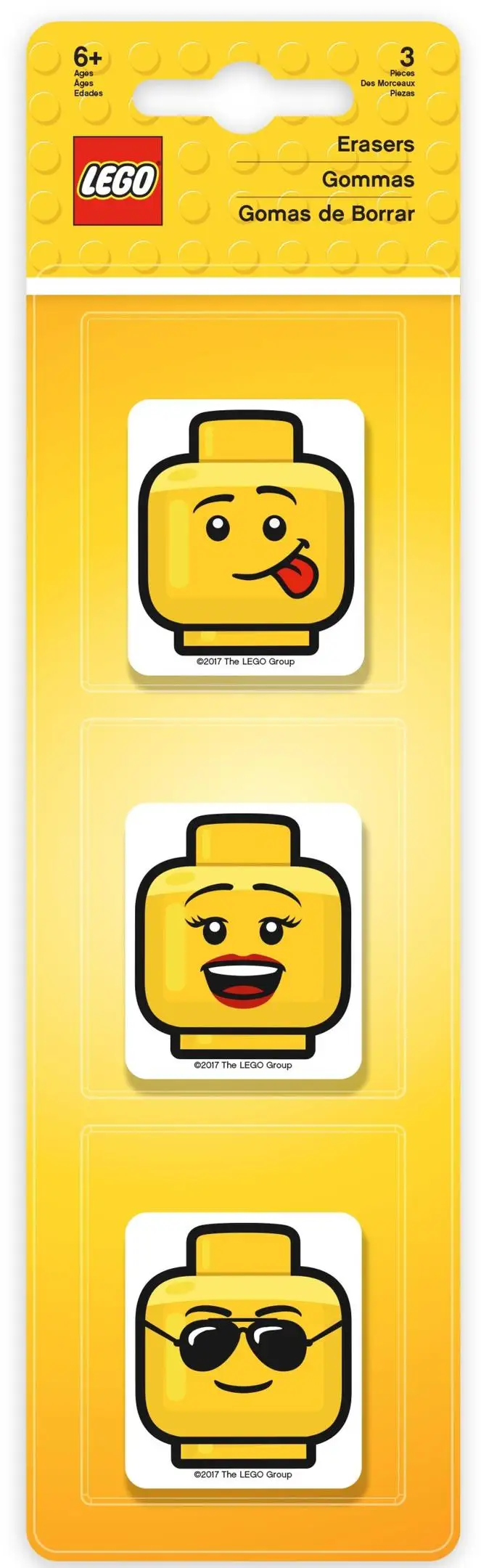 レゴ 5005579-1 Erasers (Minifigure Heads) 文房具