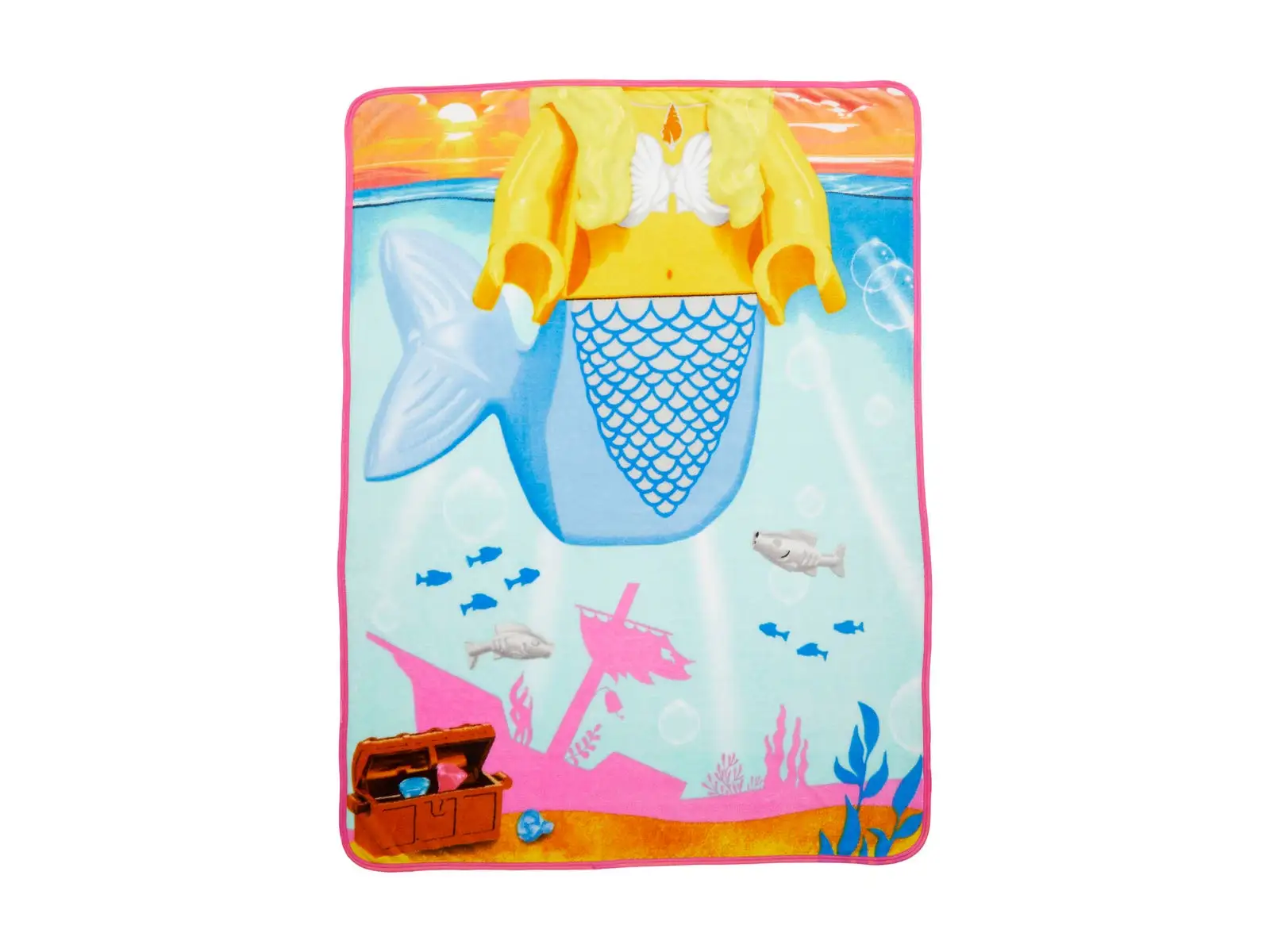 レゴ 5007185-1 Mermaid Plush Throw キッチン・寝具