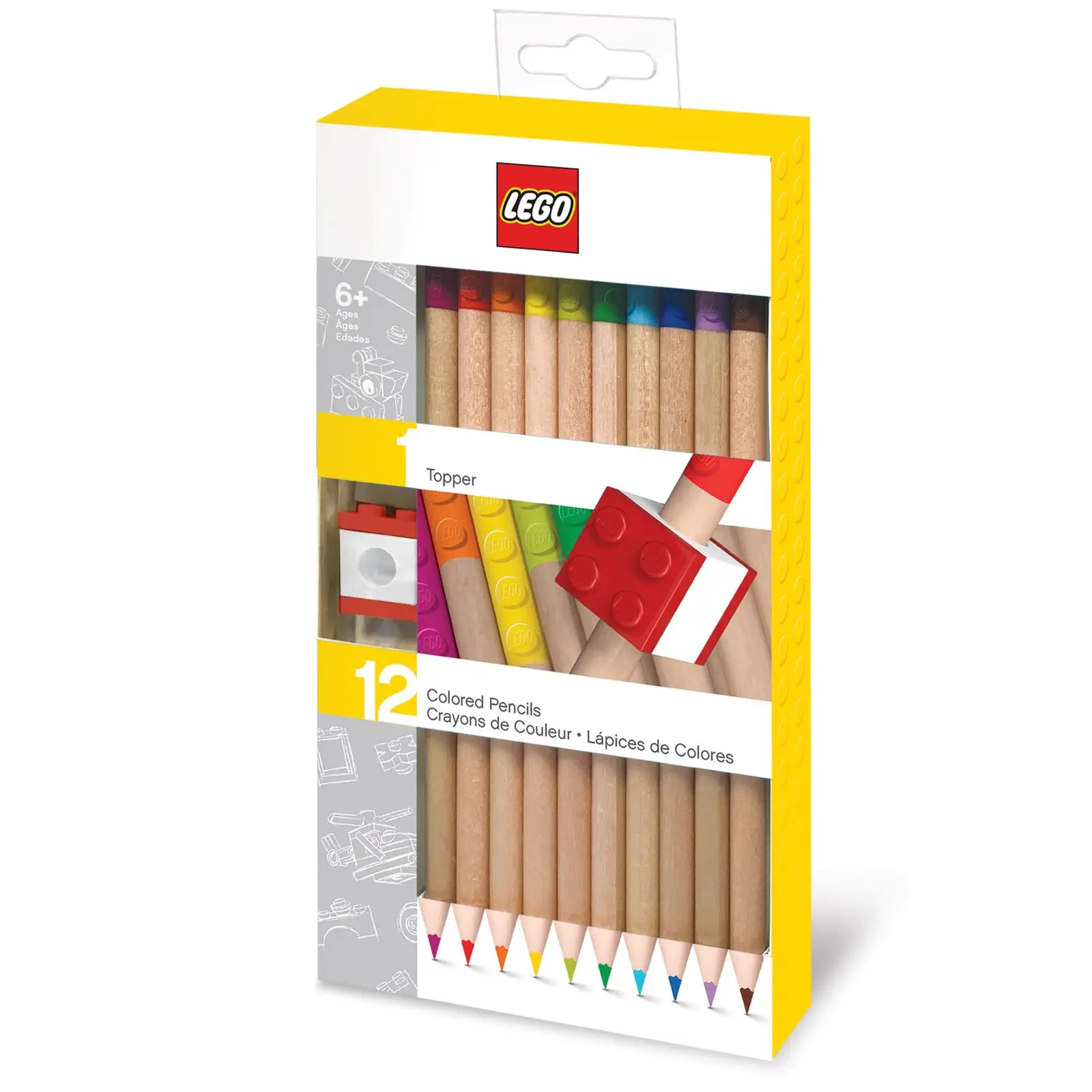 レゴ 5007197-1 2.0 12-Pack Colored Pencils With Topper 文房具
