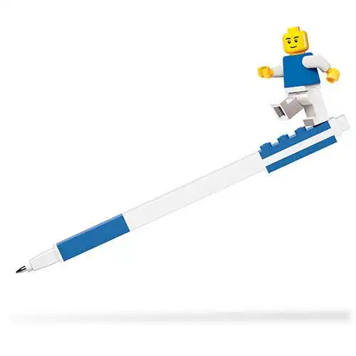 レゴ 5007201-1 Gel Pen with Minifigure (Blue) 文房具