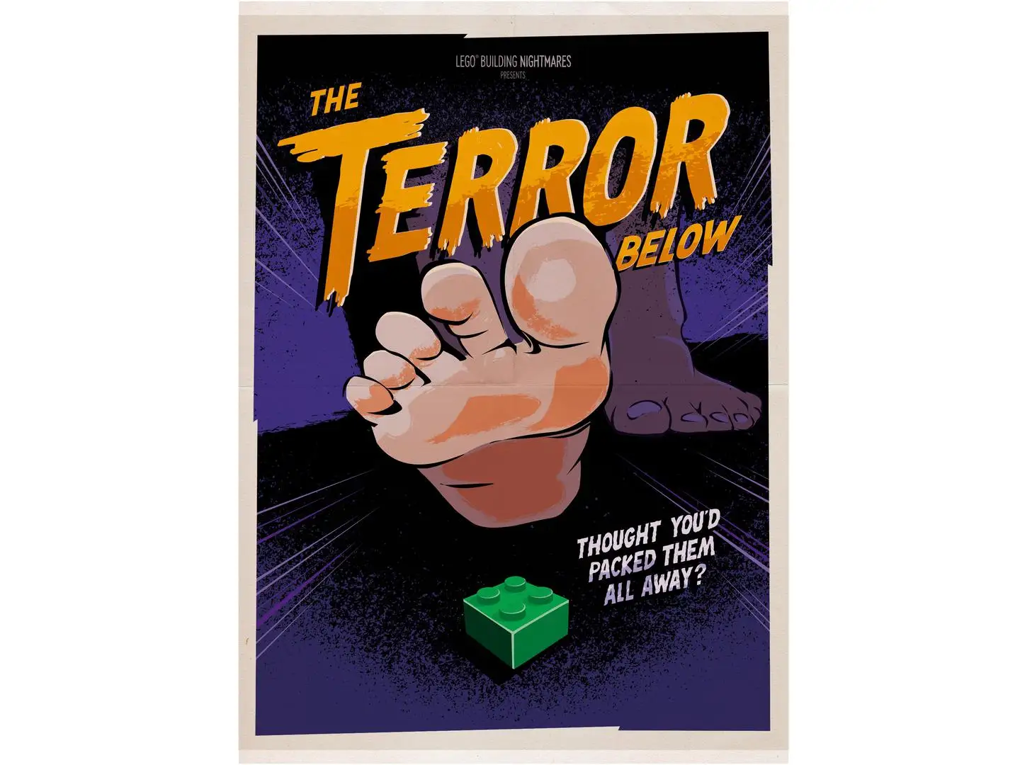 レゴ 5008238-1 The Terror Below Halloween Poster ポスター