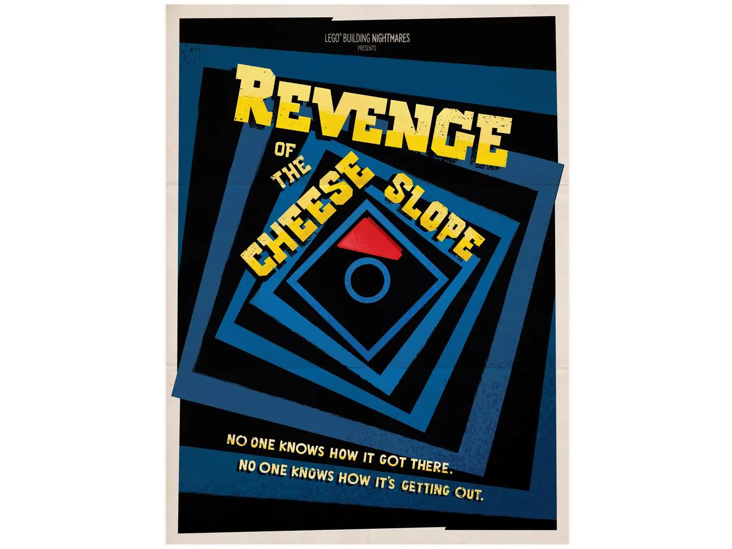 レゴ 5008241-1 Revenge of the Cheese Slope Halloween Poster ポスター