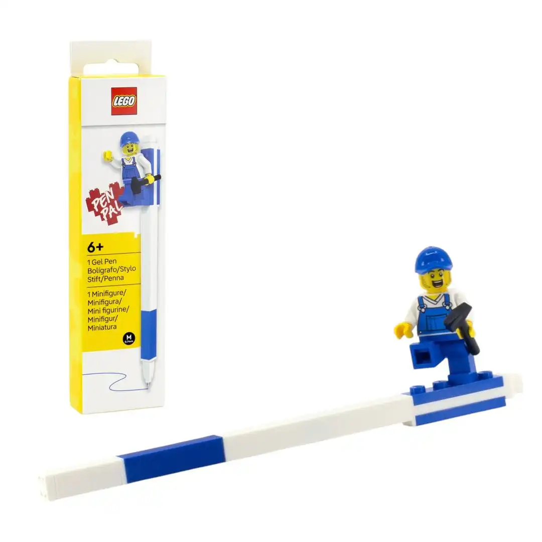 レゴ 5010102-1 Pen Pal Gel Pen with Minifigure (Blue) 文房具