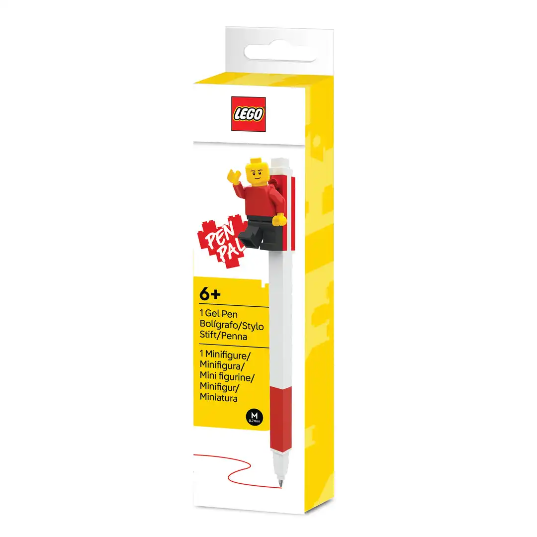 レゴ 5010104-1 Pen Pal Gel Pen with Minifigure (Red) 文房具