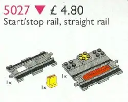 レゴ 5027-1 Start-Stop Rail and Straight Rail トレイン