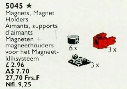 レゴ 5045-1 Magnets, Magnet Holders サービスパック
