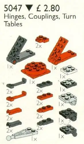 レゴ 5047-1 Hinges, Couplings, Turntables サービスパック