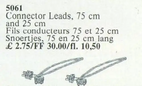 レゴ 5061-1 Connector Leads, 75cm and 25cm トレイン