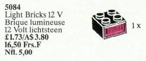 レゴ 5084-1 12V Light Brick サービスパック