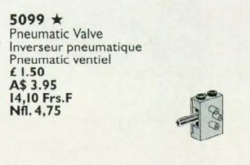 レゴ 5099-1 Pneumatic Valves テクニック