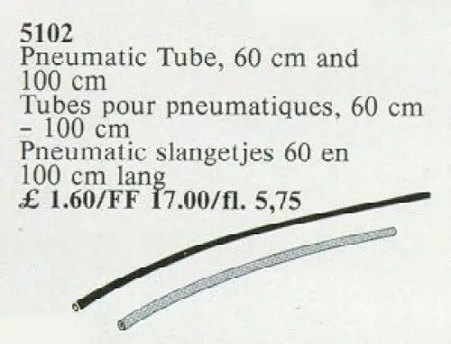 5102 Pneumatic Tube, 60 cm and 100 cm - テクニック (1987年}