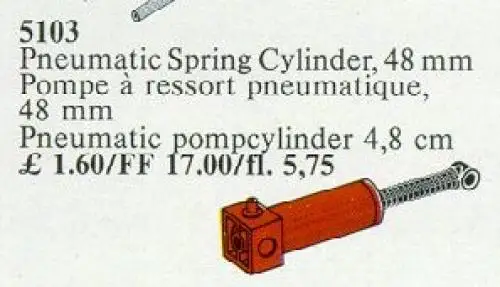 5103 Pneumatic Spring Cylinder, 48 mm - テクニック (1987年)