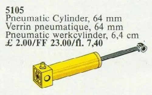 レゴ 5105-1 Pneumatic Cylinder, 64 mm テクニック