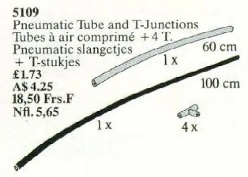 レゴ 5109-1 Pneumatic Tubes and Pieces テクニック