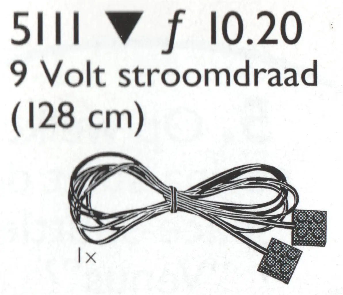 5111 9V Motor Wire, 128cm - テクニック (1990年)