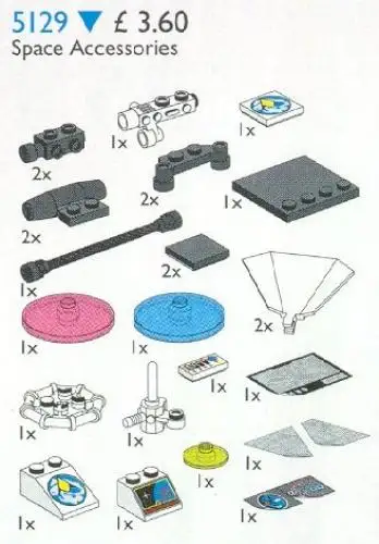 レゴ 5129-1 Space Accessories サービスパック