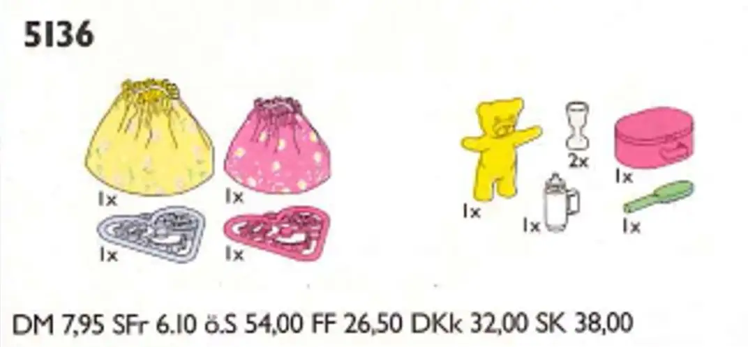レゴ 5136-1 Belville Accessories サービスパック