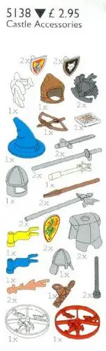 レゴ 5138-1 Castle Accessories サービスパック