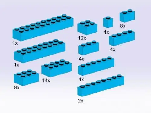 5141 Bricks, Blue - サービスパック (1987年)