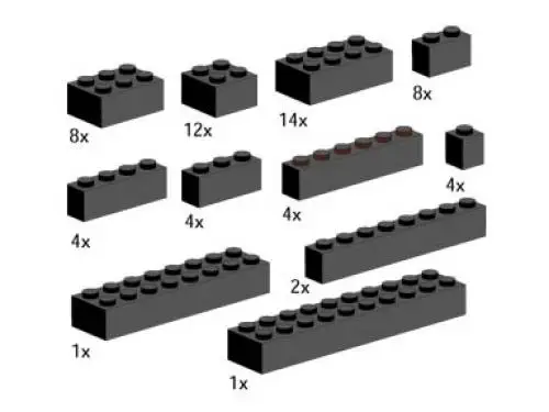 レゴ 5144-1 Bricks, Black サービスパック