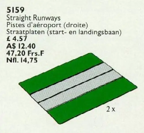 レゴ 5159-1 Straight Runways サービスパック