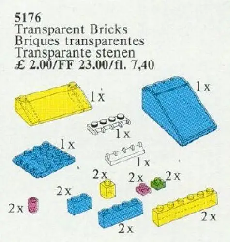 レゴ 5176-1 Transparent Bricks サービスパック