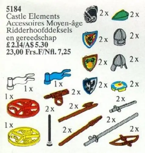レゴ 5184-1 Castle Equipment サービスパック