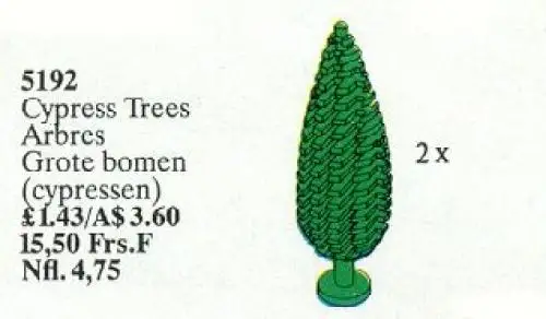 レゴ 5192-1 Cypress Trees サービスパック