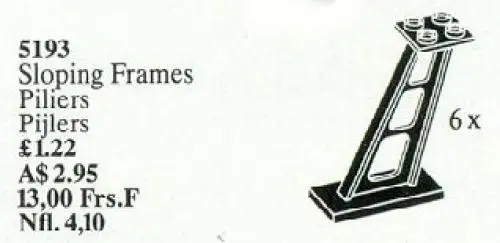レゴ 5193-1 Sloping Frames サービスパック