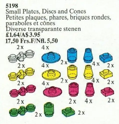 5198 Small Plates, Disks and Cones - サービスパック (1989年)