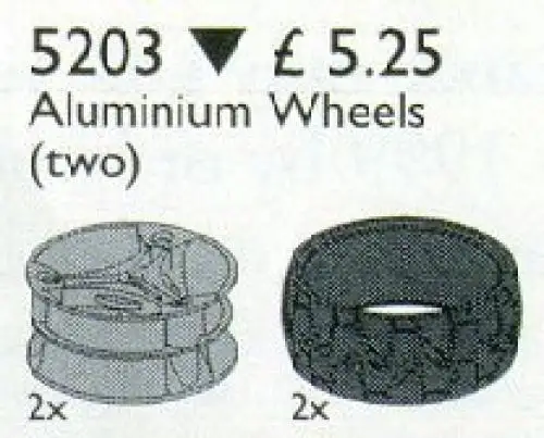 レゴ 5203-1 Silver Wheels テクニック