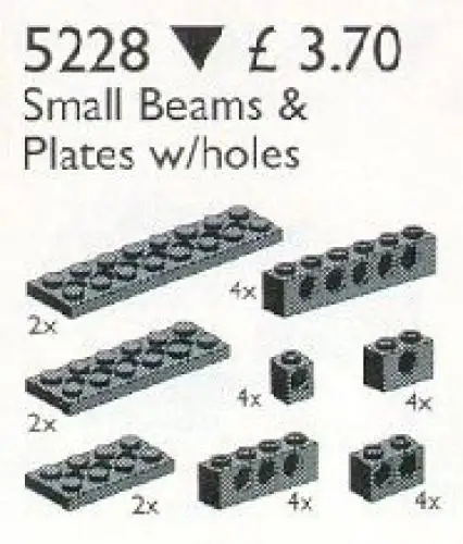 レゴ 5228-1 Small Beams and Plates テクニック