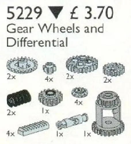 レゴ 5229-1 Gears & Differentials テクニック