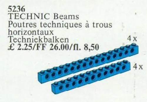 レゴ 5236-1 TECHNIC Beams [Blue] テクニック
