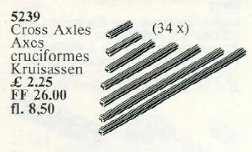 レゴ 5239-1 Cross Axles テクニック