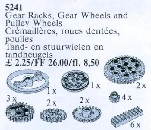 5241 Gear Wheel Assortment - テクニック (1987年}