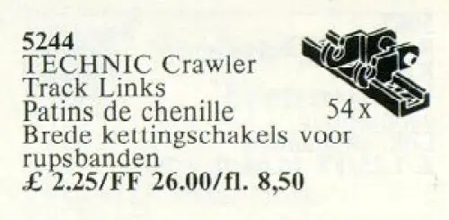 レゴ 5244-1 TECHNIC Bulldozer Chainlinks テクニック