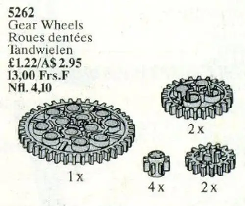 レゴ 5262-1 Gear Wheels テクニック