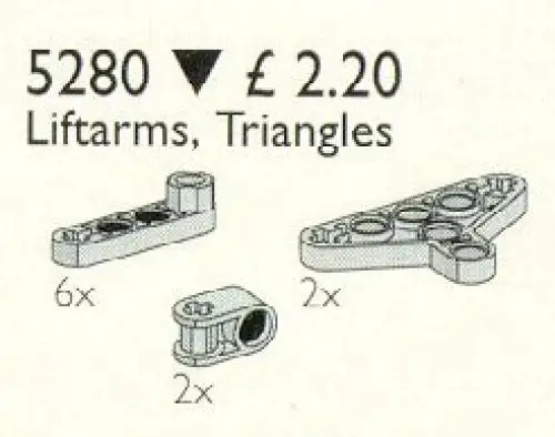 レゴ 5280-1 Liftarms & Triangles / Liftarms, Triangles テクニック
