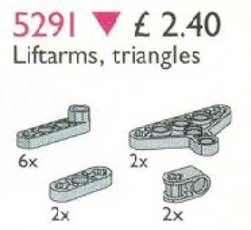 5291 Liftarms & Triangles - テクニック (1996年}