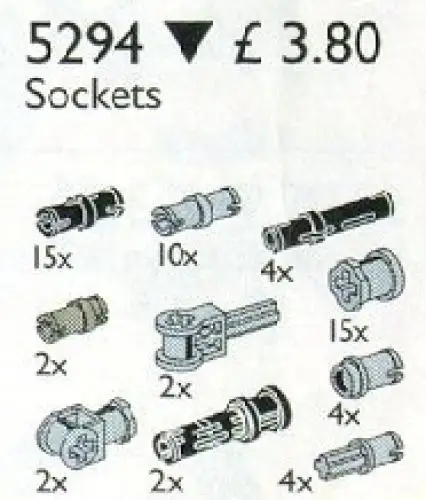 レゴ 5294-1 Toggle Joints & Connectors / Pegs, Bushings, & Couplers テクニック