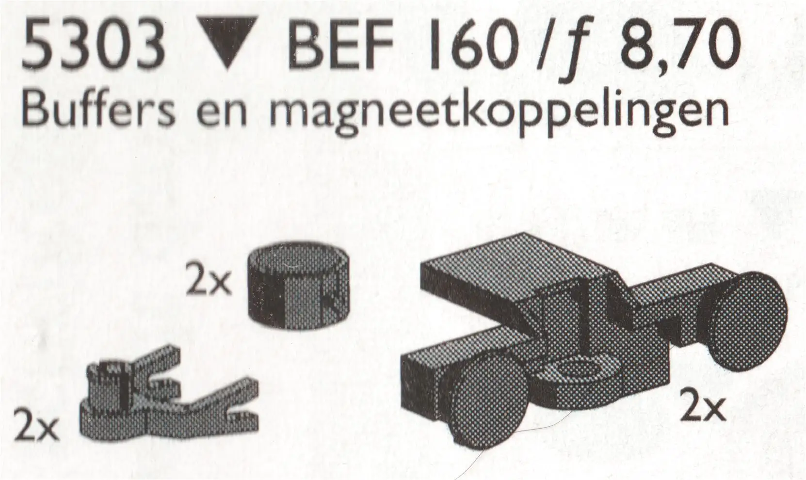 レゴ 5303-1 Buffers, Magnets & Couplers トレイン
