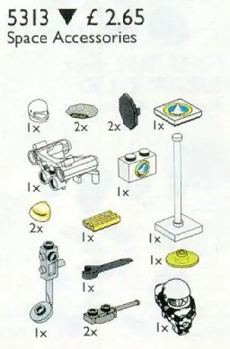 レゴ 5313-1 Space Port Accessories サービスパック
